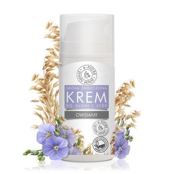 Owsiany Krem do dłoni i stóp 100ml E-Fiore