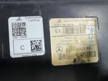 MERCEDES GLE W166 A166 W292 FULL LED SVĚTLO LEVÝ PRAVÁ PŘEDNÍ SVĚTLOMET EUR