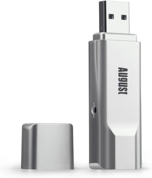 Tuner DVB-T2 USB August T210 Karta Telewizyjna HD do Komputera