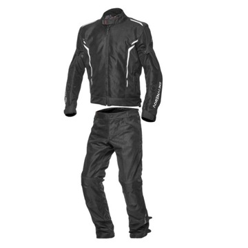 STRÓJ NA MOTOCYKL KURTKA SPODNIE ADRENALINE MESHTEC 2.0 PPE CZARNY XL