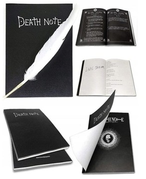 Zestaw anime death note notatnik + długopis pióro