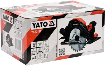 ЦИРКУЛЯРНАЯ ПИЛА YATO 185MM 1500W YT-82151