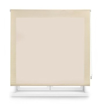 Roleta okienna Blindecor gładka półprzezroczysta 100 x 175 cm beżowa
