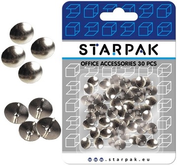 СЕРЕБРЯНЫЕ БУЛАВКИ 30 ШТ STARPAK 149876