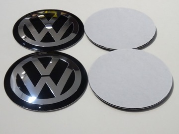 VW 75 мм, ЭМБЛЕМЫ НАКЛЕЙКИ ЗНАЧКИ - КОЛПАКИ ДИСКИ