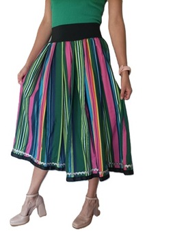 SPÓDNICA ŁOWICKA PASIAK ROZM 3XL