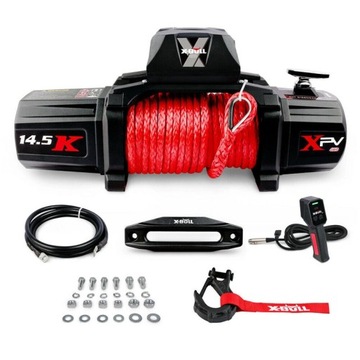WYCIĄGARKA SAMOCHODOWA ELEKTRYCZNA WCIĄGARKA X-BULL 14500 6,6T OFF-ROAD 4X4