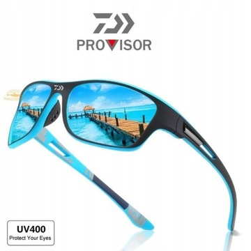 Niebieski styl Daiwa okulary przeciwsłoneczne spol