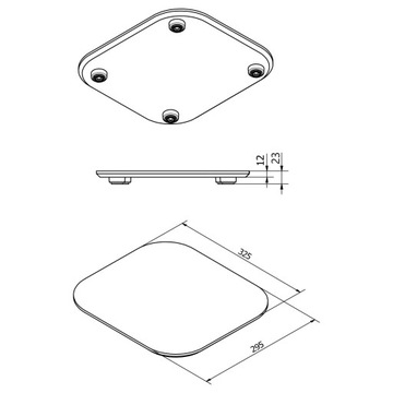 Deska Podstawka pod robot SilverCrest Monsieur Cuisine SMART / Connect Elad