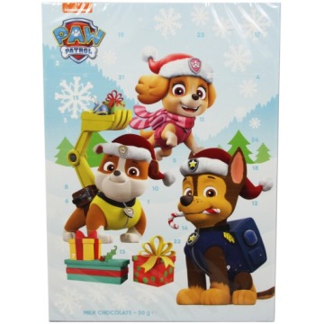 Шоколадные конфеты Адвент-календарь 65 г с Дедом Морозом