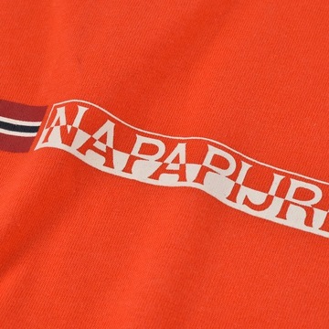 Tričko NAPAPIJRI S-Box NP0A4GDR Oranžové