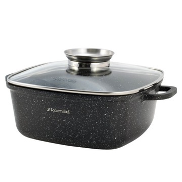 НАБОР ГОРШКОВ НАБОР алюминиевых мраморных горшков INDUCTION KAMILLE