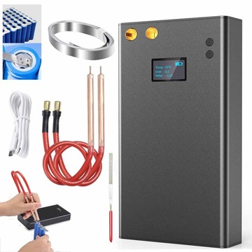 АППАРАТ ДЛЯ ТОЧЕЧНОЙ СВАРКИ НА 18650 ЯЧЕК НИКЕЛЕВЫЙ ЛИСТ 7500МАЧ