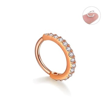 Pendiente Vintage для пирсинга орехи, кольцо для волос