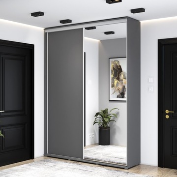 Vera скользящий гардероб - 1 зеркало 170x242x45 Высота