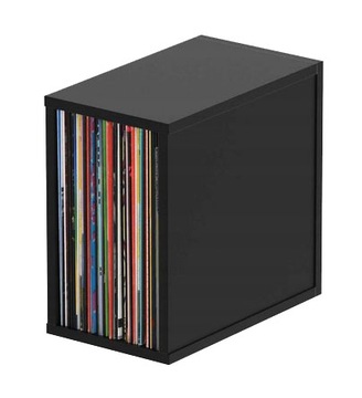 Glorious Record Box 55 Black - Segregator na płyty winylowe