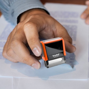 TRODAT STAMP 4911 ДЛЯ 4-СТРООЧНОГО ДИЗАЙНА КОРПОРАТИВНОГО ЛИЧНОГО ОФИСА + ЛАСТИК