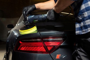 ЭКСЦЕНТРИЧЕСКАЯ АВТОПОЛИРОВКА 2400ВТ С РЕГУЛИРУЕМОЙ ГУБКОЙ + ПАСТА MENZERNA