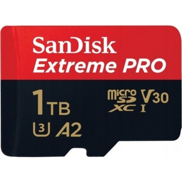 Новая карта microSD SanDisk Extreme Pro емкостью 1 ТБ, 200 МБ/с.