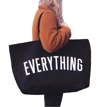 Ogromna torba płócienna Oversize Tote wszystko wy