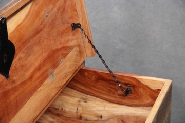 Деревянный индийский сундук 108х60 см для гостиной для игрушек Одеяла в стиле ретро AVADI