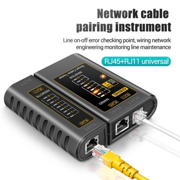 Инструмент тестирования тестера кабеля Ethernet