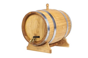 Дубовая бочка 15л для виски, самогона, вина, ликеров (с сертификатом ПЖ)