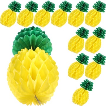 DEKORACJA PAPIEROWA WISIOREK ANANAS LUAU PARTY
