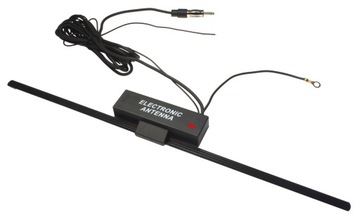 Uniwersalna wewnętrzna antena samochodowa 34cm ze wzmacniaczem