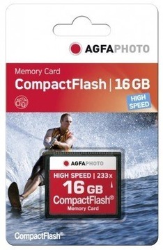 AgfaPhoto Compact Flash 16 ГБ Высокоскоростная 233x MLC