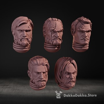 Legendary Heroes Heads x5 DakkaDakkaStore