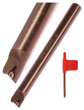 NÓŻ TOKARSKI S20R STUCR 16 WYTACZAK 20mm FI 20 +3 PŁYTKI TCMT 16T308 16T304