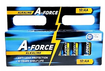 Baterie AA (R6) A-Force Alkaline 10 sztuk