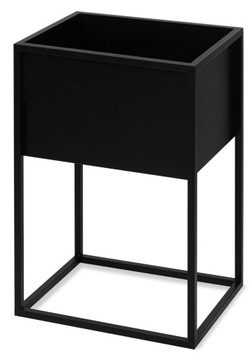 KWIETNIK STOJĄCY STOJAK PÓŁKI NA KWIATY ROŚLINY METALOWY LOFTOWY 60x30x40