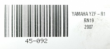 YAMAHA YZF-R1 RN19 07-08 ОСЬ КОЛЕСА