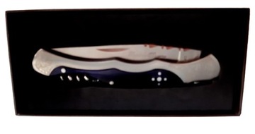 Нож складной, карманный 22 см, ручная работа, 4174 BURL WOOD