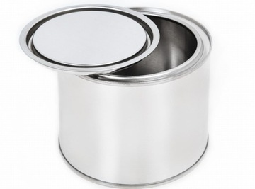 Puszka metalowa 0,5 l ocynowana farby smary lakiery 500 ml