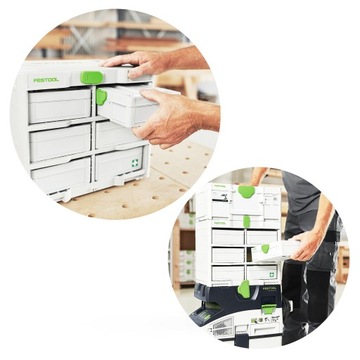 Подставка для систейнеров³ SYS3-RK/6 M 337-Set Festool 577816 + Систейнеры