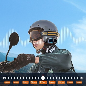 Fodsports FX7 MESH SYSTEM INTERCOM DLA 10 MOTOCYKLISTÓW DUAL CORE BT5.4+FM