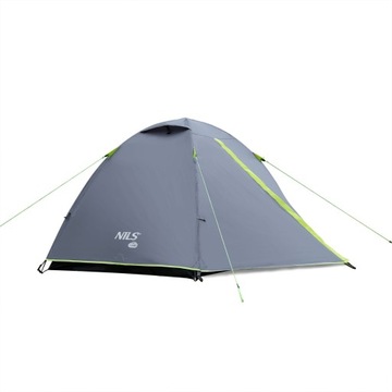 NAMIOT TURYSTYCZNY KEMPINGOWY SZARY EXPLORER NC6004 NILS CAMP