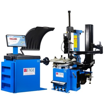 Montażownica do opon ETGE-530L Ramie 3D + Wyważarka do koł ETGE-905 Laser
