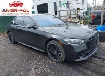 Mercedes Klasa S W223/V223 2022 Mercedes-Benz Klasa S 580 4Matic 2022 4.0l 4.0 Benzyna 496KM