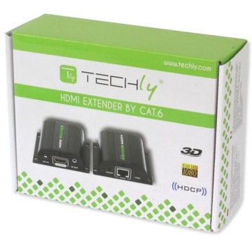 Techly Extender HDMI Full HD 1080p до 60 м по витой паре Cat6/6a/7 IR
