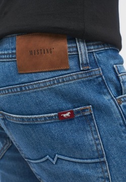 Męskie spodnie jeansowe dopasowane Mustang OREGON TAPERED W33 L34
