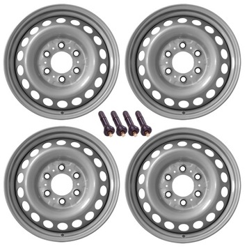2× DISK OCELOVÝ MERCEDES-BENZ OE SPRINTER 7.0" X 17" 6X130 ET 50
