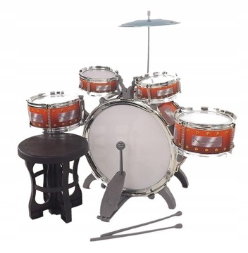 ДЕТСКИЕ БАРАБАНЫ, 5 БАРАБАНОВ, ГЛИТЕР, СТУЛ, 2008 г.