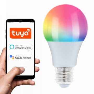 Żarówka LED SMART E27 A60 10W Tuya 806lm 230V Wifi