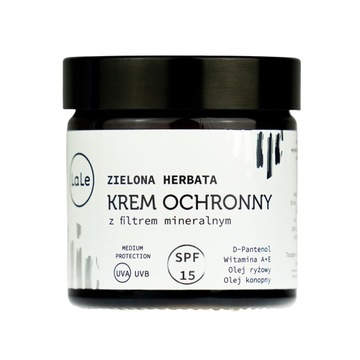 La-Le, krem ochronny z filtrem mineralnym UVA/UVB - SPF 15, 60 ml