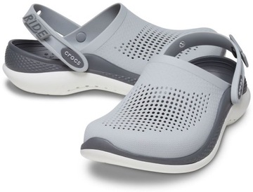 Crocs LiteRide Clog 206708 M13 48-49 szare klapki