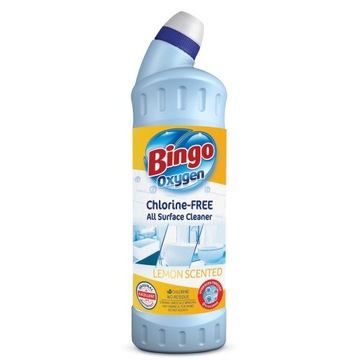 BINGO Oxy Bezchlorowy środek do czyszczenia łazienek Lemon 750ml